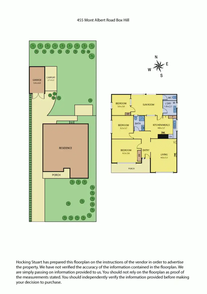 Floorplan of Homely house listing, 455 Mont Albert Road, Box Hill VIC 3128