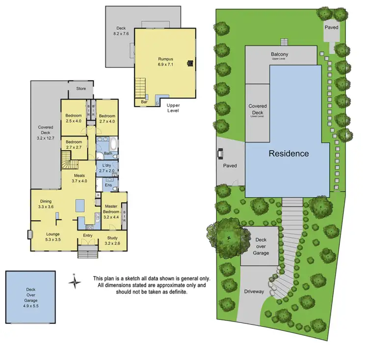 Floorplan of Homely house listing, 46 Melview Drive, Ringwood North VIC 3134