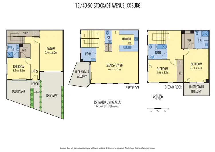 Floorplan of Homely townhouse listing, 15/40-50 Stockade Avenue, Coburg VIC 3058