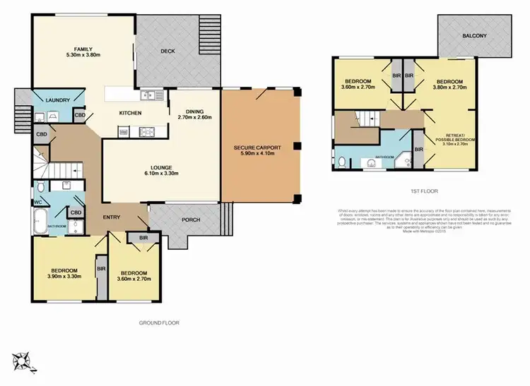 Floorplan of Homely house listing, 55 Sydney Parkinson Avenue, Endeavour Hills VIC 3802