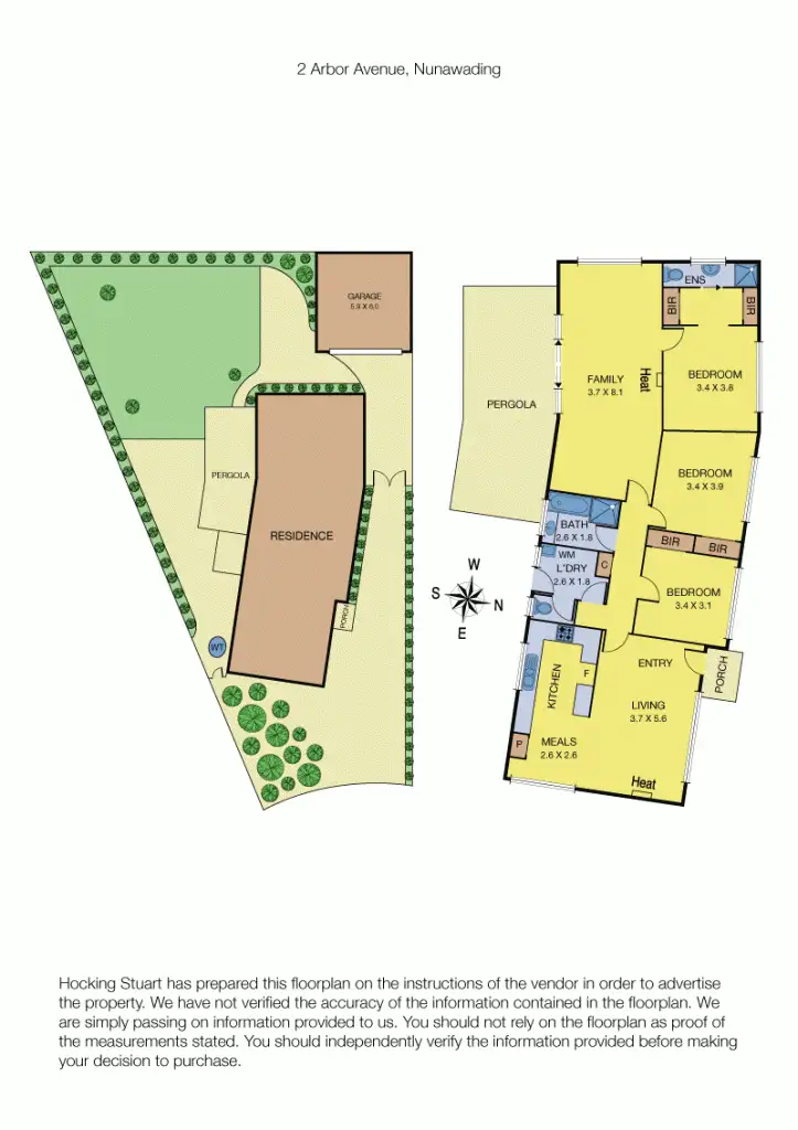 Floorplan of Homely house listing, 2 Arbor Avenue, Nunawading VIC 3131