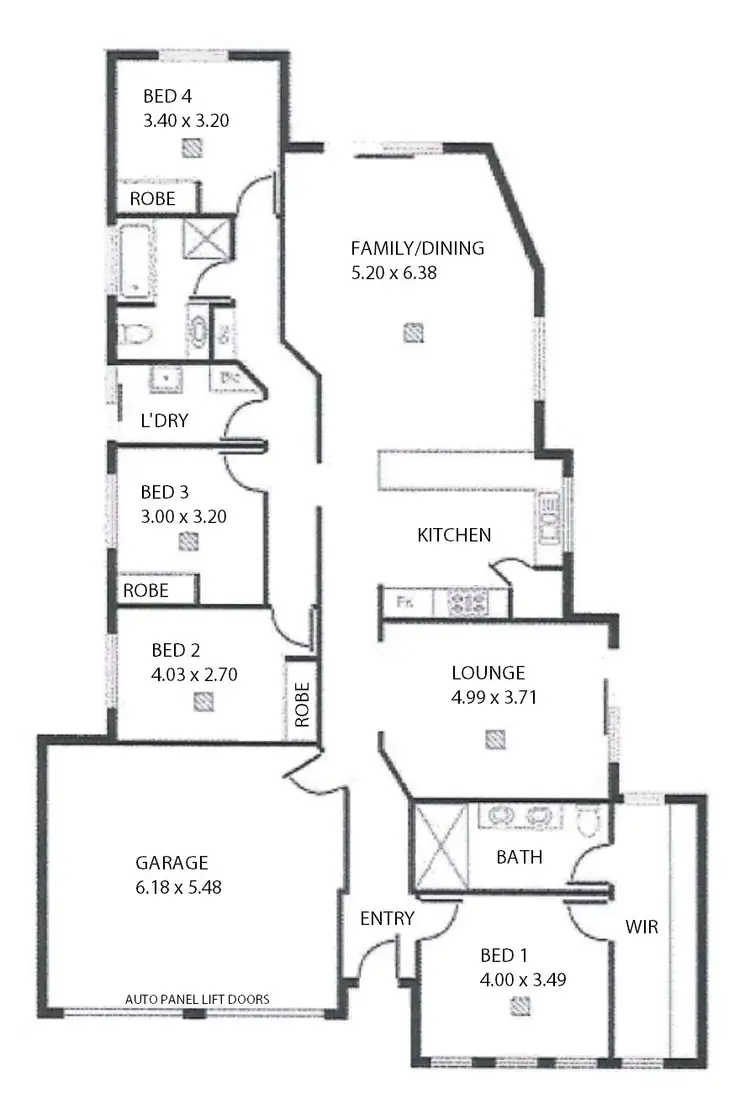 Floorplan of Homely house listing, 1A Thistle Avenue, Klemzig SA 5087