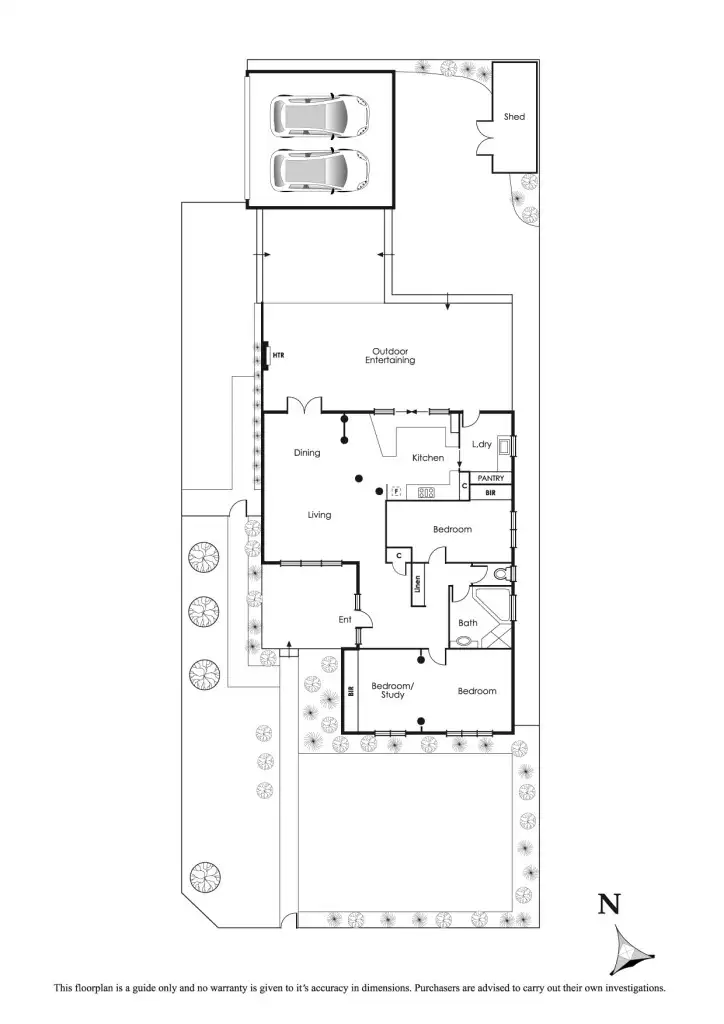 Floorplan of Homely house listing, 15 Nirringa Avenue, Aspendale VIC 3195