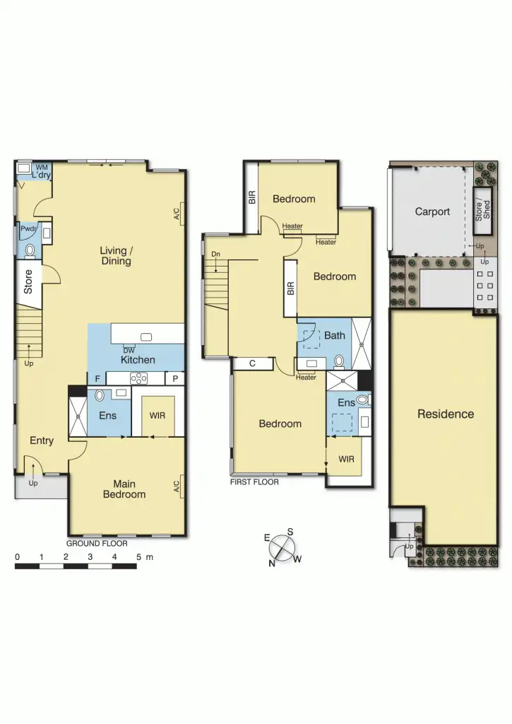 Floorplan of Homely townhouse listing, 48 Stellar Place, Bundoora VIC 3083