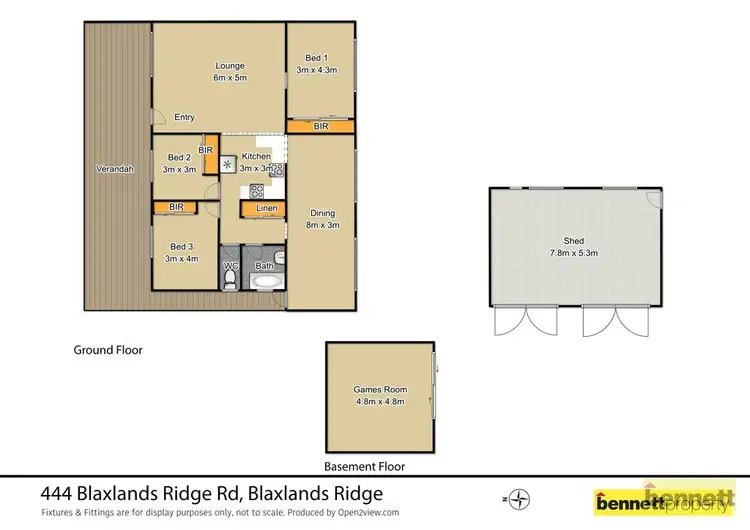 Floorplan of Homely house listing, 444 Blaxlands Ridge Road, Blaxlands Ridge NSW 2758