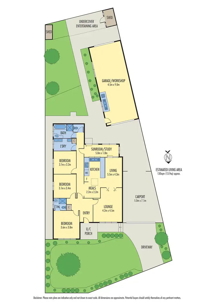 Floorplan of Homely house listing, 101 Denys Street, Fawkner VIC 3060