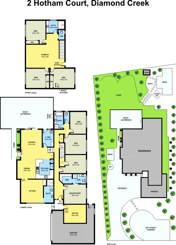 Floorplan of Homely house listing, 2 Hotham Court, Diamond Creek VIC 3089