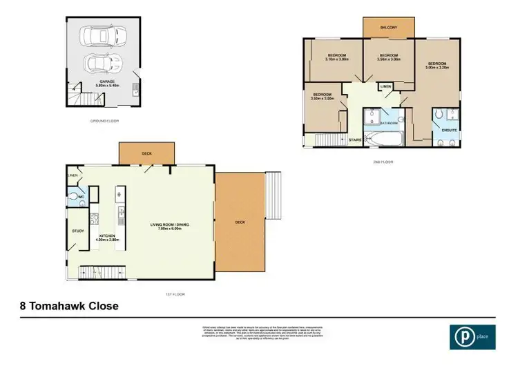 Floorplan of Homely house listing, 8 Tomahawk Close, Murarrie QLD 4172