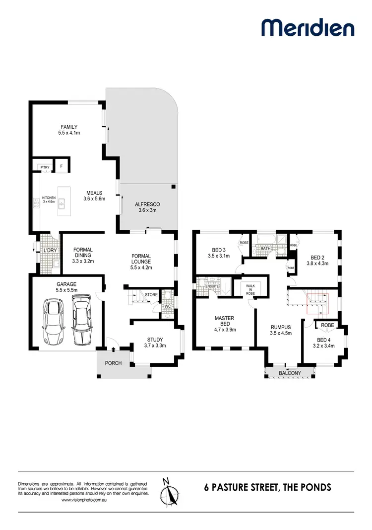 Floorplan of Homely house listing, 6 Pasture Street, The Ponds NSW 2769