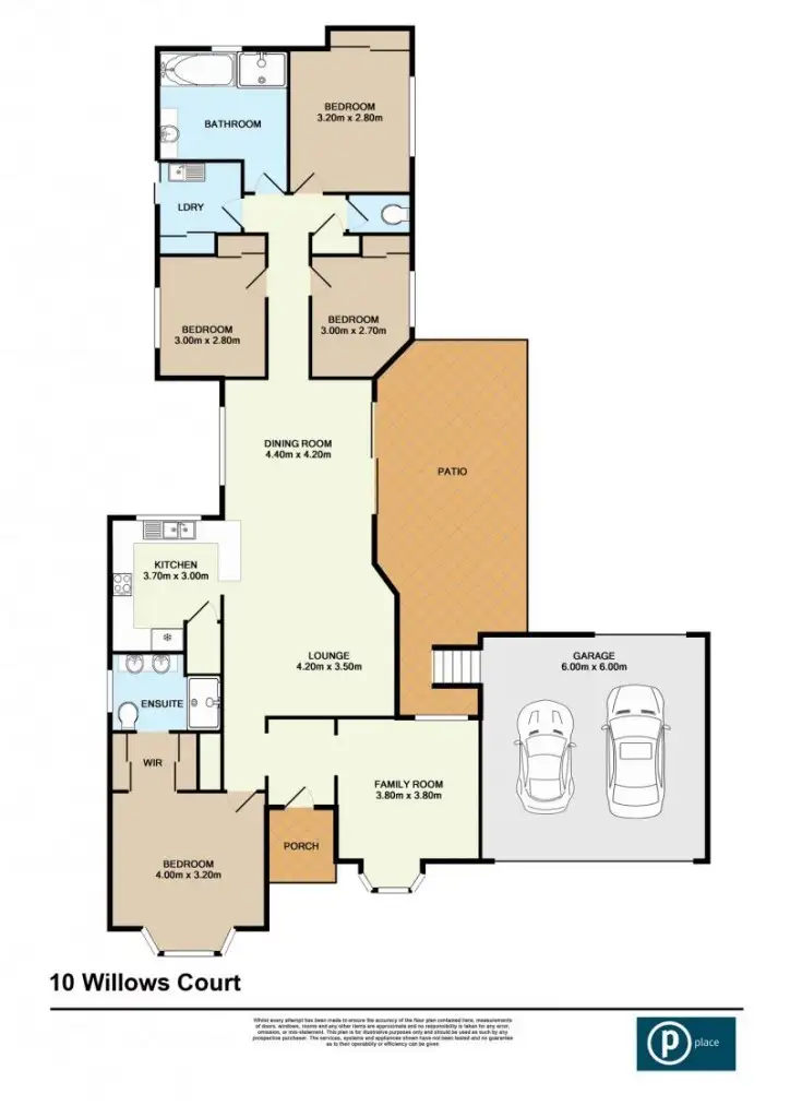 Floorplan of Homely house listing, 10 Willows Court, Murarrie QLD 4172