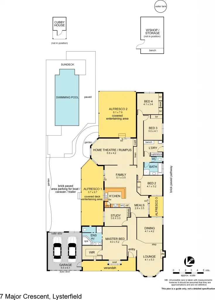 Floorplan of Homely house listing, 7 Major Crescent, Lysterfield VIC 3156
