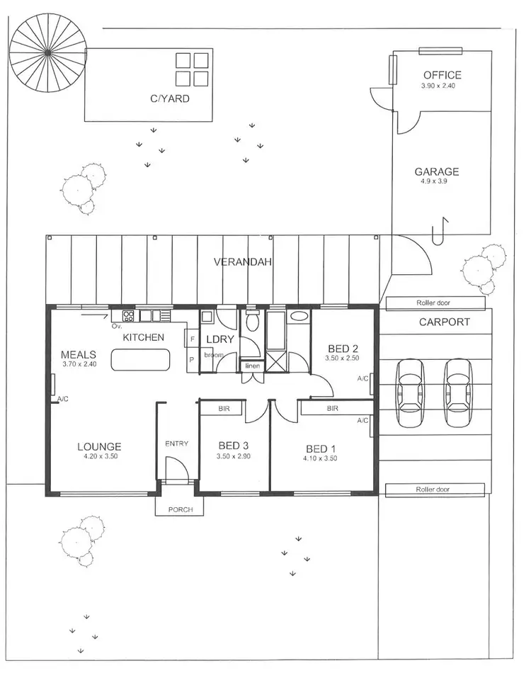 Floorplan of Homely house listing, 2 Chatswood Grove, Newton SA 5074