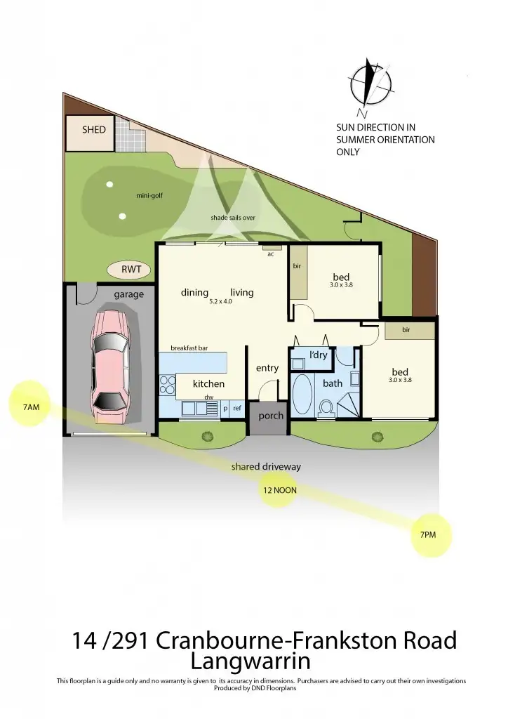 Floorplan of Homely unit listing, 14/291 Cranbourne-Frankston Road, Langwarrin VIC 3910