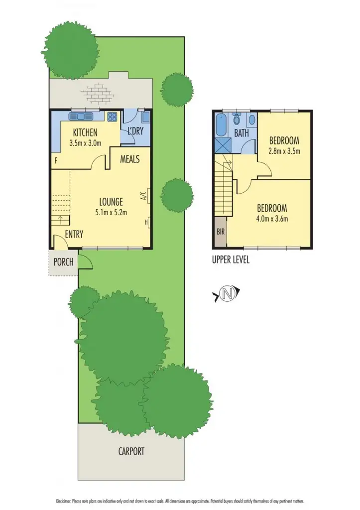 Floorplan of Homely townhouse listing, 8/374 Springvale Road, Forest Hill VIC 3131