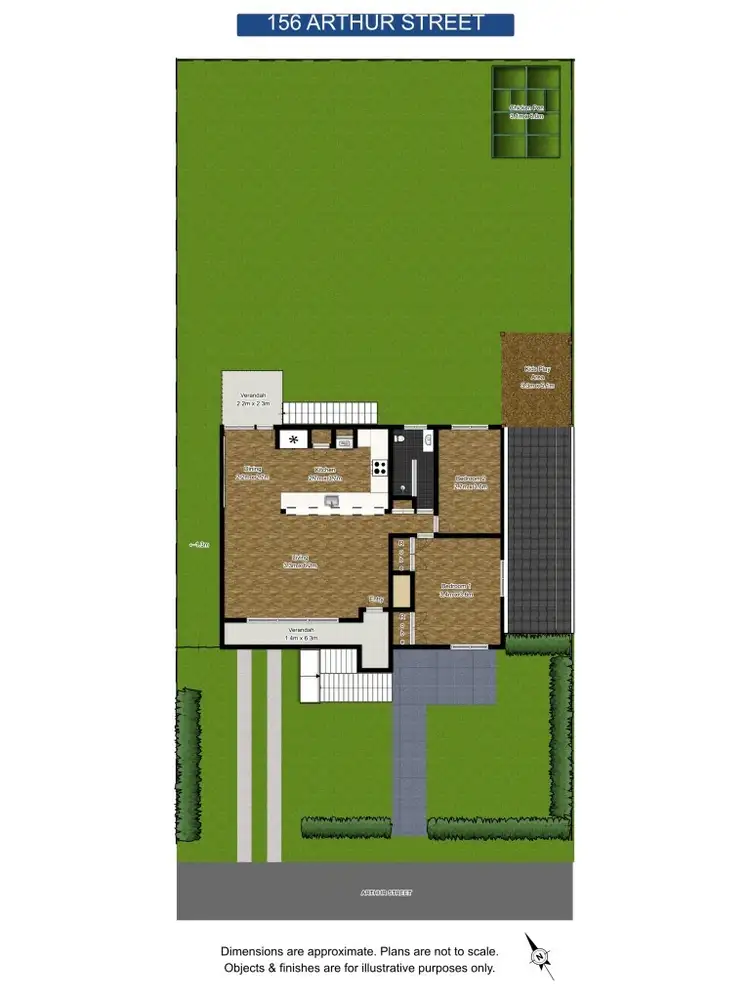 Floorplan of Homely house listing, 156 Arthur Street, Grafton NSW 2460
