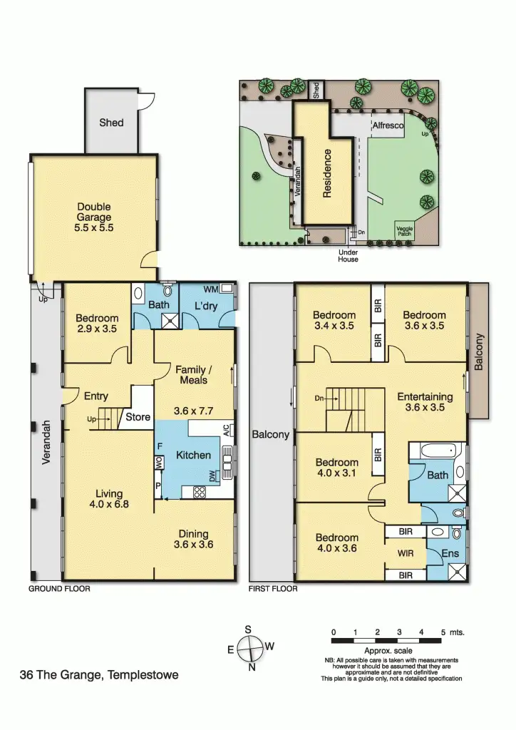 Floorplan of Homely house listing, 36 The Grange, Templestowe VIC 3106