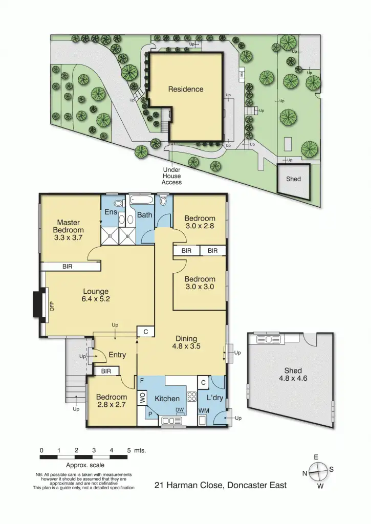 Floorplan of Homely house listing, 21 Harman Close, Doncaster East VIC 3109