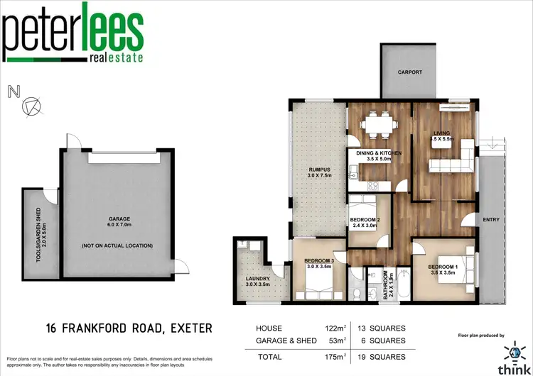 Floorplan of Homely house listing, 16 Frankford Road, Exeter TAS 7275