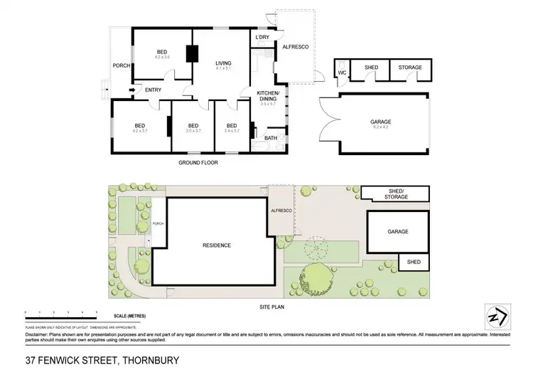 Floorplan of Homely house listing, 37 Fenwick Street, Thornbury VIC 3071