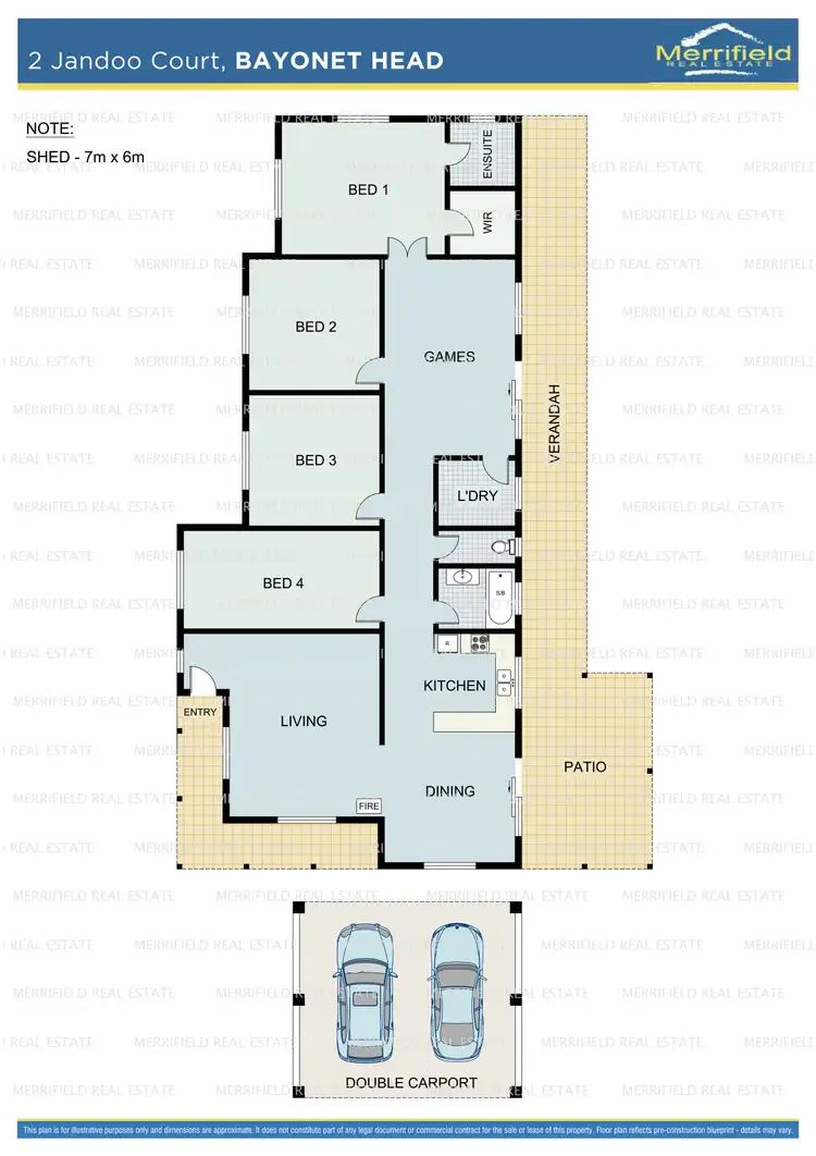 Floorplan of Homely house listing, 2 Jandoo Court, Bayonet Head WA 6330