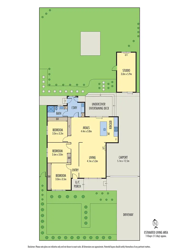 Floorplan of Homely house listing, 20 Bedford Street, Hadfield VIC 3046
