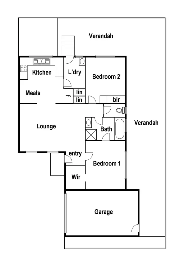 Floorplan of Homely unit listing, 4/72 Yarra Avenue, Reservoir VIC 3073