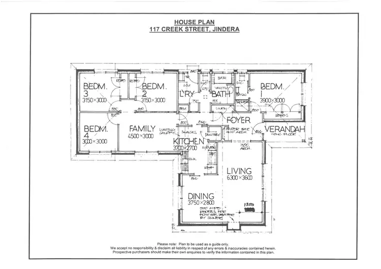 Floorplan of Homely house listing, 117 Creek Street, Jindera NSW 2642
