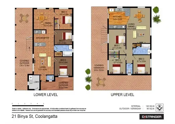 Floorplan of Homely house listing, 21 Binya Avenue, Kirra QLD 4225