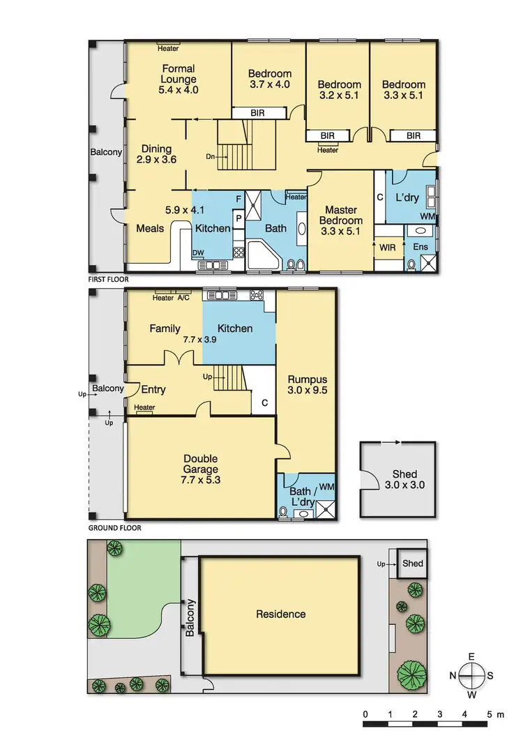Floorplan of Homely house listing, 7 Hillview Court, Bundoora VIC 3083