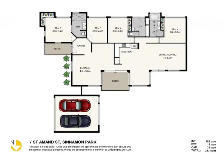 Floorplan of Homely house listing, 7 St Amand Street, Sinnamon Park QLD 4073