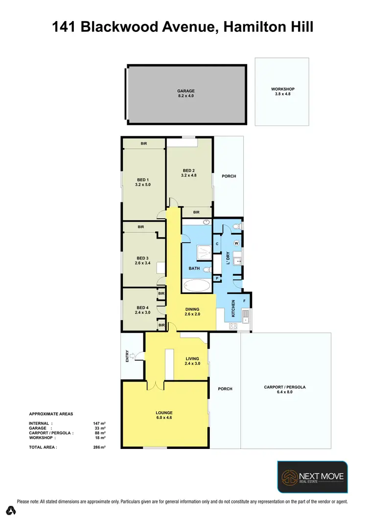 Floorplan of Homely house listing, 141 Blackwood Ave, Hamilton Hill WA 6163