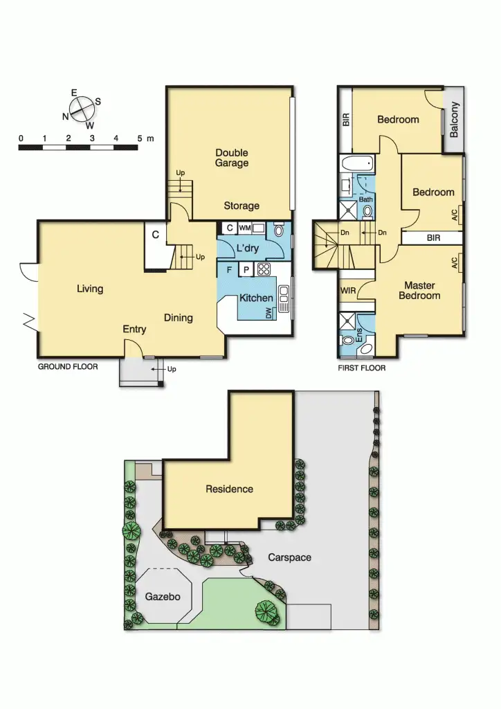 Floorplan of Homely townhouse listing, 1/10 Oriel Road, Ivanhoe VIC 3079