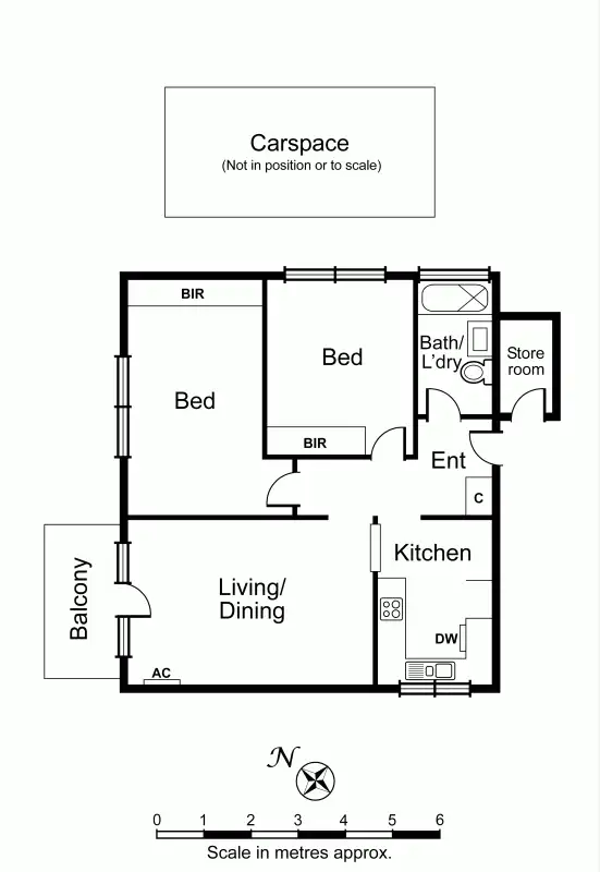 Floorplan of Homely apartment listing, 6/38 Northcote Road, Armadale VIC 3143
