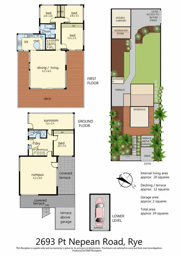 Floorplan of Homely house listing, 2693 Point Nepean Road, Rye VIC 3941