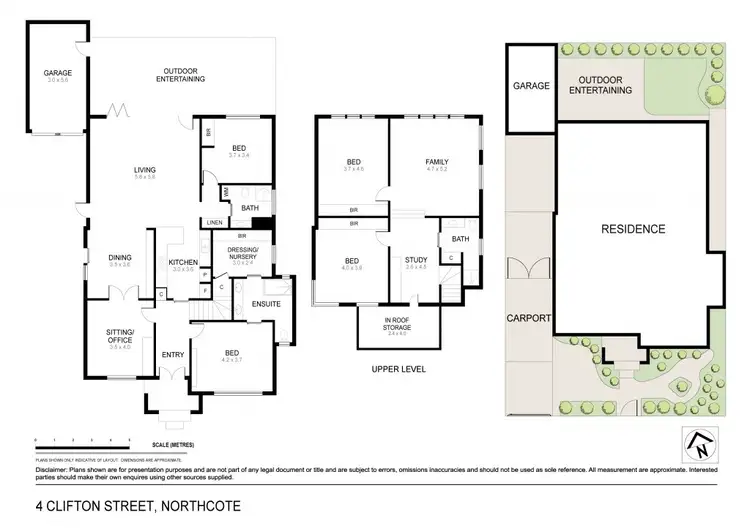 Floorplan of Homely house listing, 4 Clifton Street, Northcote VIC 3070