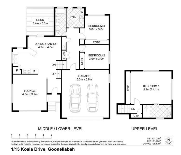 Floorplan of Homely house listing, 1/15 Koala Drive, Goonellabah NSW 2480