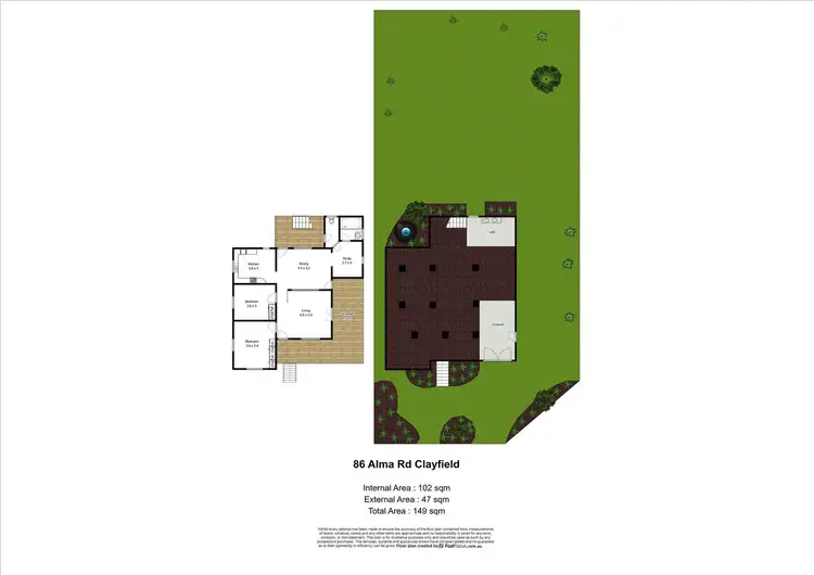 Floorplan of Homely house listing, 86 Alma Road, Clayfield QLD 4011
