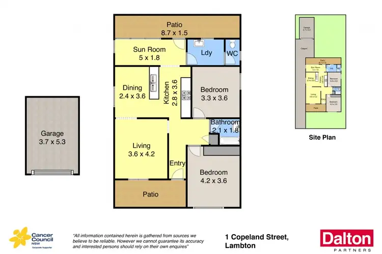 Floorplan of Homely house listing, 1 Copeland Street, Lambton NSW 2299