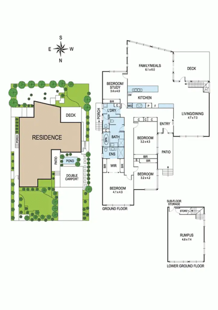 Floorplan of Homely house listing, 6 Cason Street, Doncaster VIC 3108