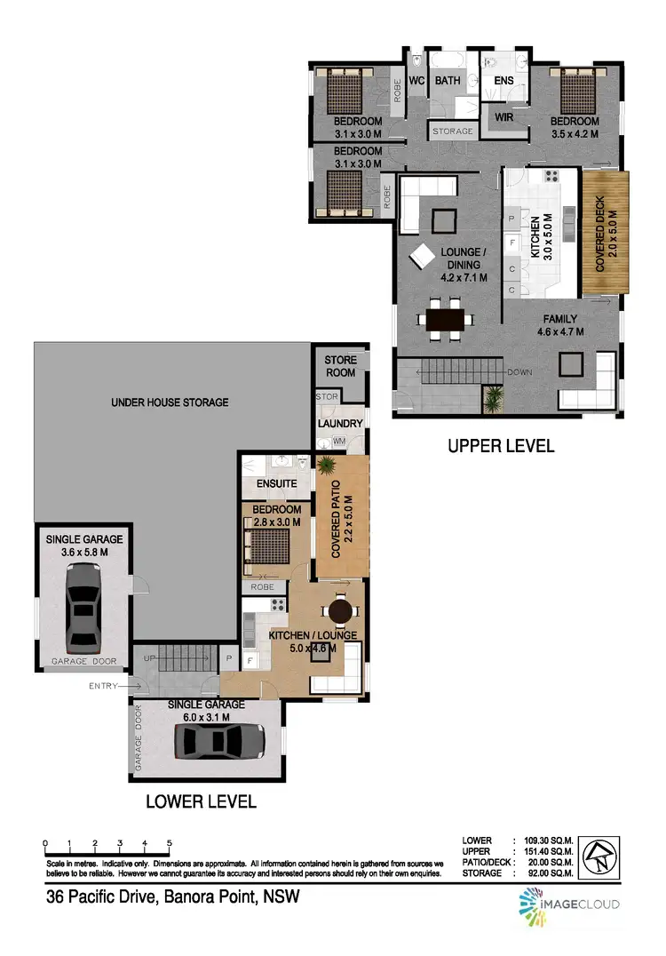 Floorplan of Homely house listing, 36 Pacific Drive, Banora Point NSW 2486