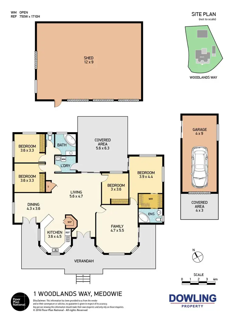 Floorplan of Homely house listing, 1 Woodlands Way, Medowie NSW 2318