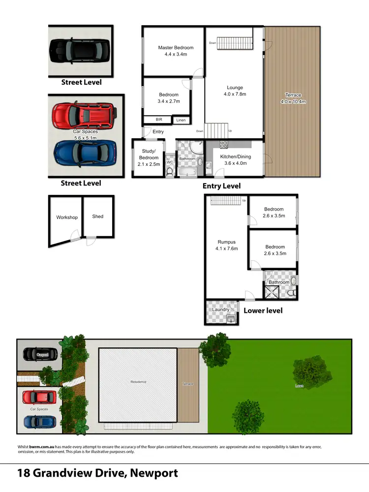 Floorplan of Homely house listing, 18 Grandview Drive, Newport NSW 2106