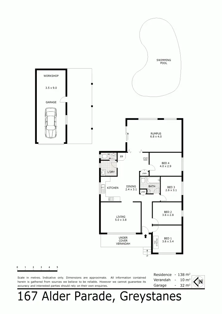 Floorplan of Homely house listing, 167 Adler Parade, Greystanes NSW 2145