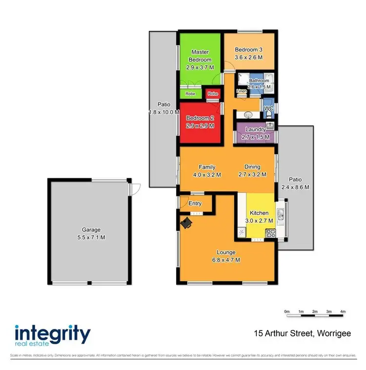 Floorplan of Homely house listing, 15 Arthur Street, Worrigee NSW 2540