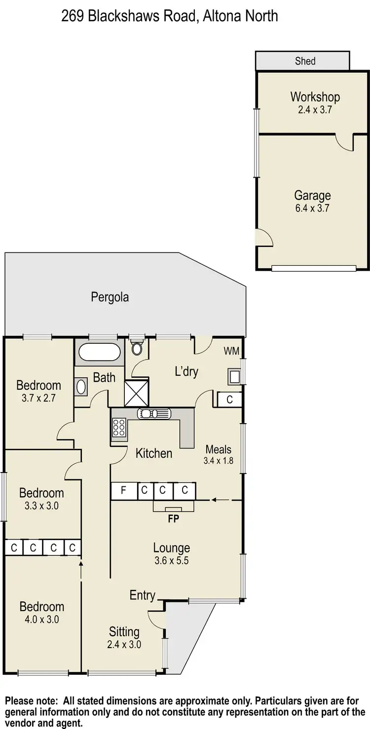Floorplan of Homely house listing, 269 Blackshaws Road, Altona North VIC 3025