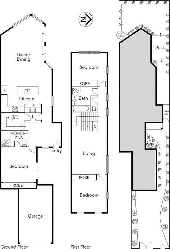 Floorplan of Homely townhouse listing, 3A Arnot Street, Brighton East VIC 3187