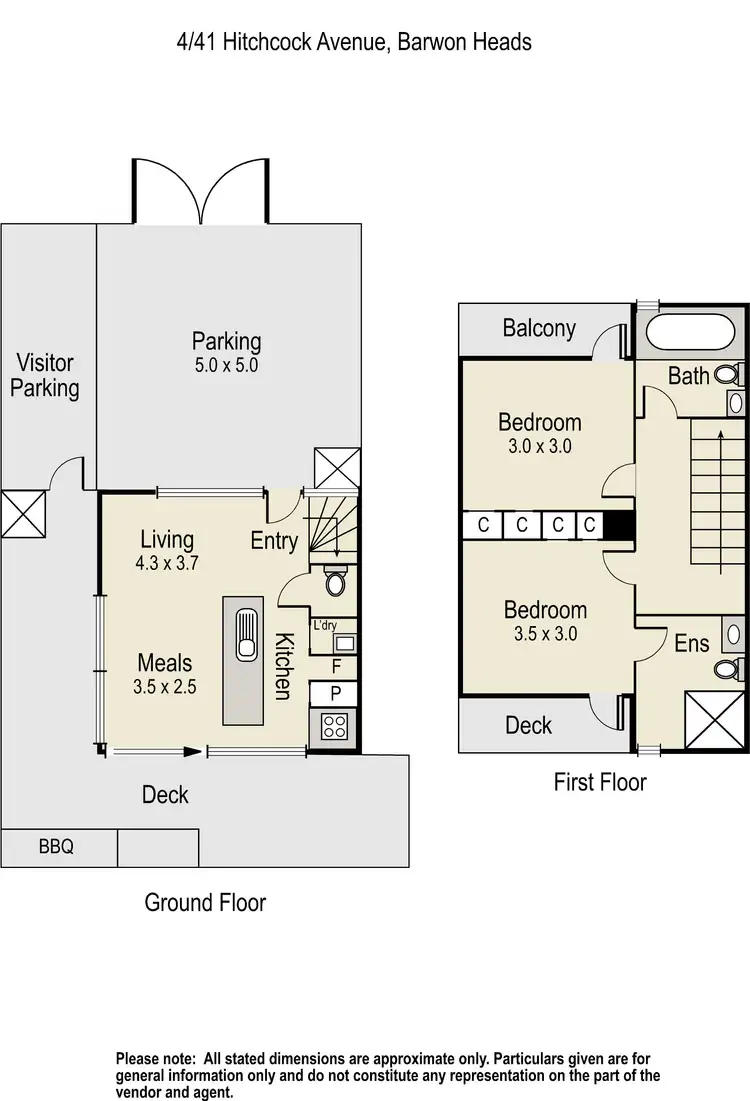 Floorplan of Homely townhouse listing, 6/41 Hitchcock Avenue, Barwon Heads VIC 3227