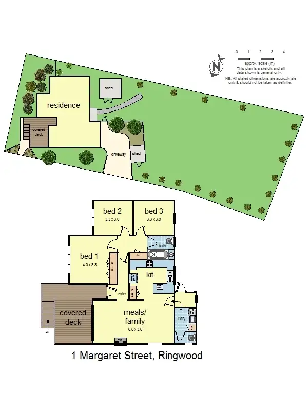 Floorplan of Homely house listing, 1 Margaret Street, Ringwood VIC 3134