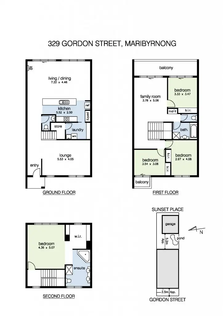 Floorplan of Homely house listing, 329 Gordon Street, Maribyrnong VIC 3032