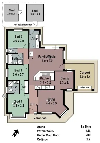 Floorplan of Homely house listing, 8 Byard Place, Hahndorf SA 5245